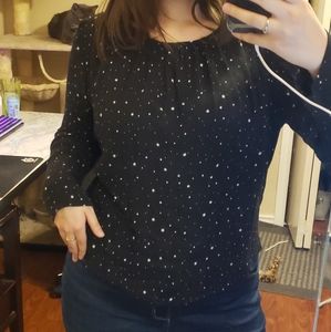 Starry night long sleeved top